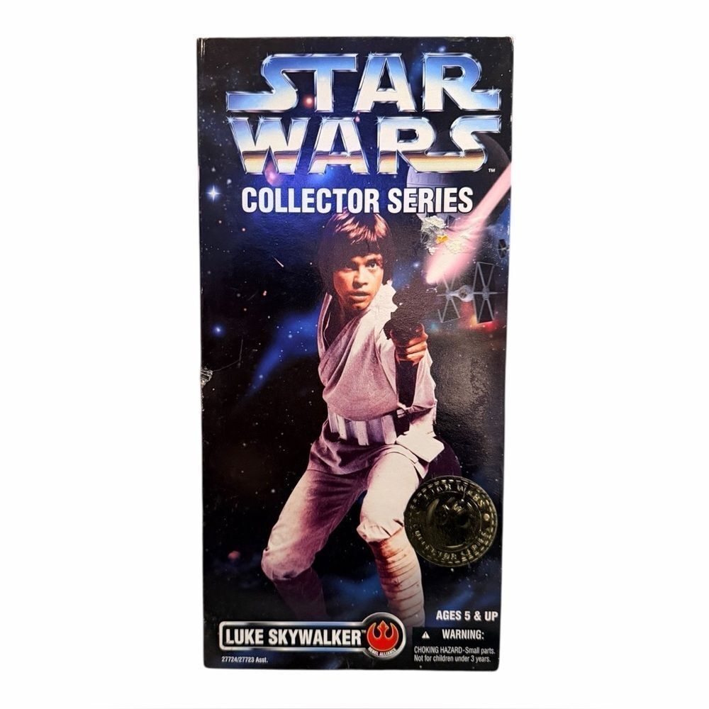 Star Wars Collector Series Luke Skywalker 12" Action Figure Rebel Alliance 1997